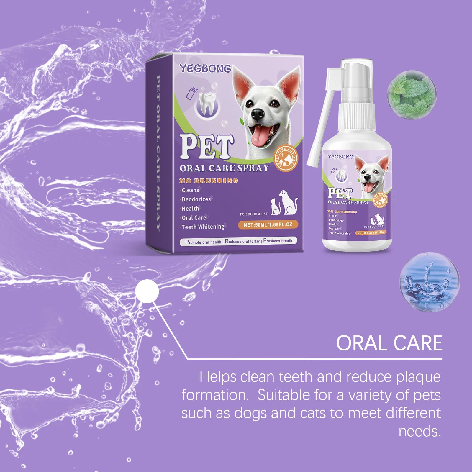 Pet Oral Cleaning Spray 50ml