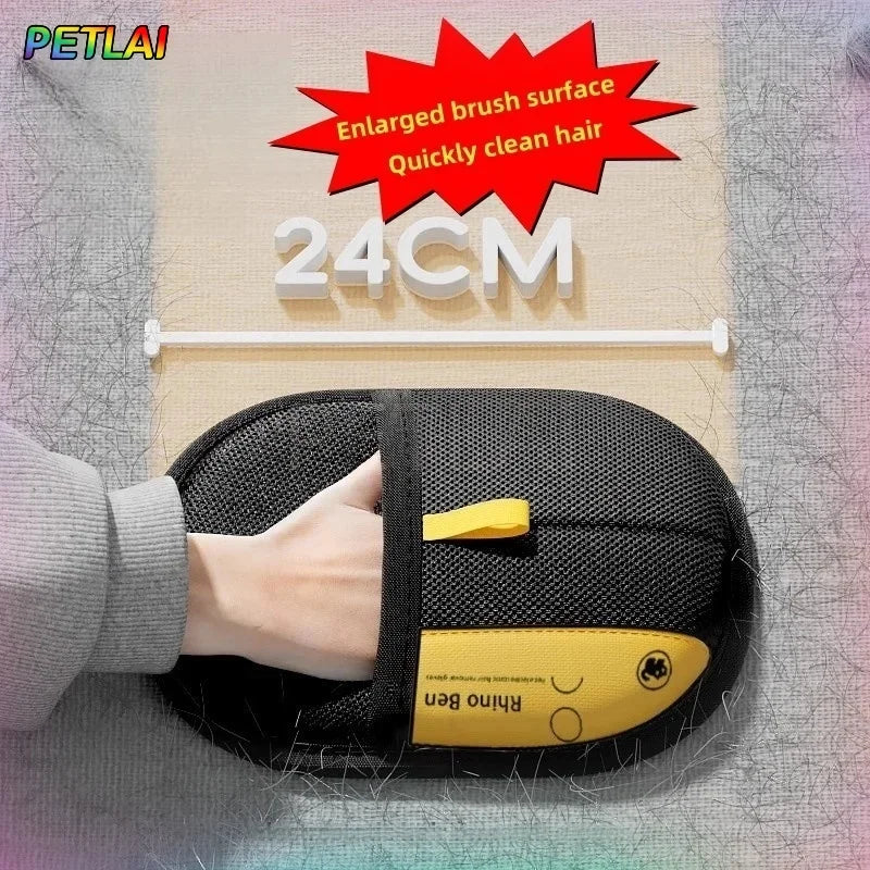 Pet hair glove removal
