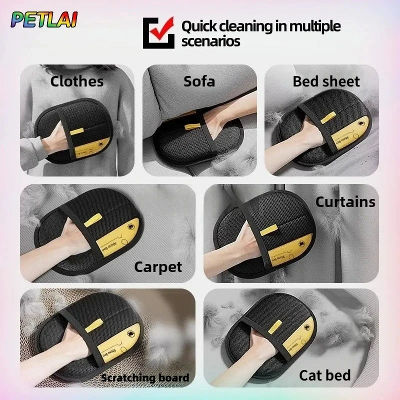 Pet hair glove removal