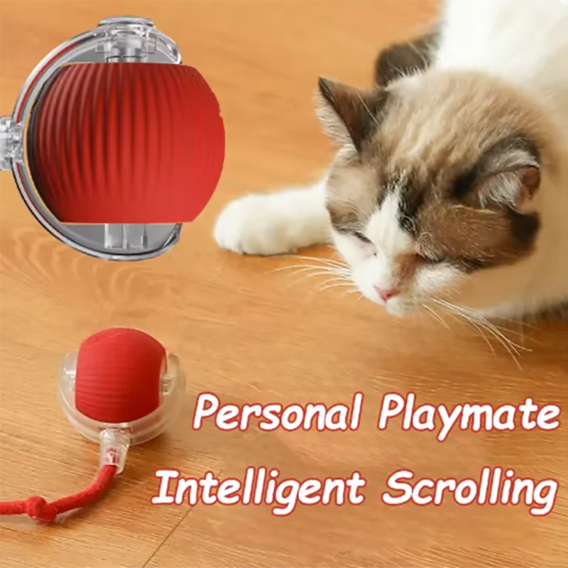 Intelligent interactive cat & dog ball long-lasting