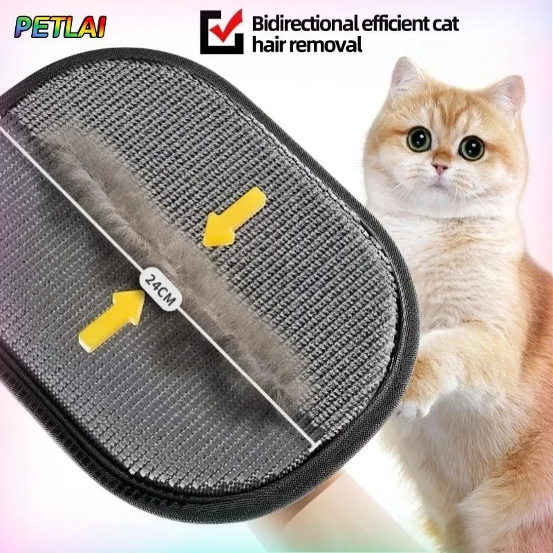 Pet hair glove removal