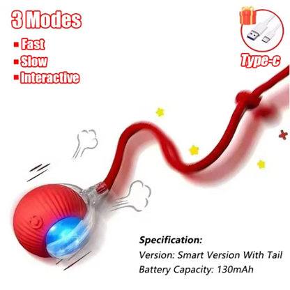 Intelligent interactive cat & dog ball long-lasting